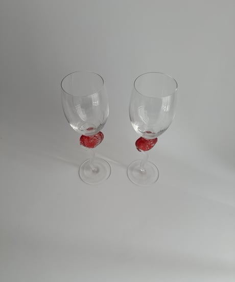 Wine Glass｜ワイングラス｜ハートモチーフ