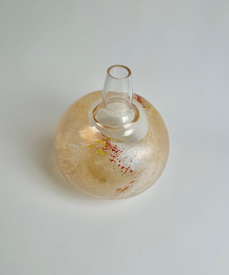 Vase｜Själaglas｜オレンジ｜フラワーベース｜スウェーデン