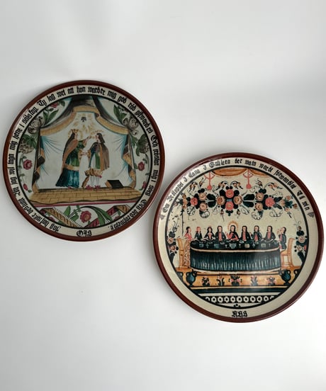 Wall Plate｜絵皿｜Hoganas Keramik｜北欧ヴィンテージ