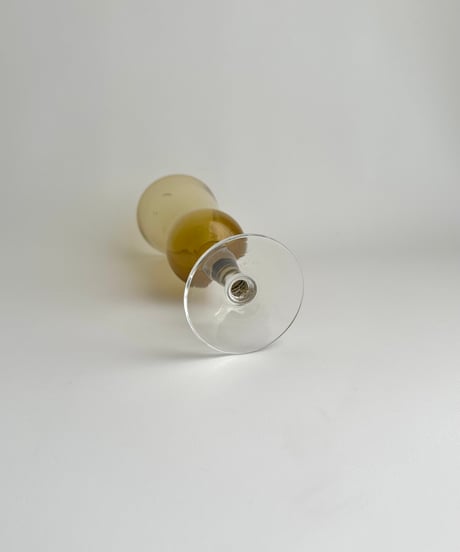 Glass｜Vase｜花瓶｜アンバー｜ガラスのフラワーベース