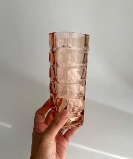 Vase｜Luminarc｜フランス｜ピンク｜フラワーベース