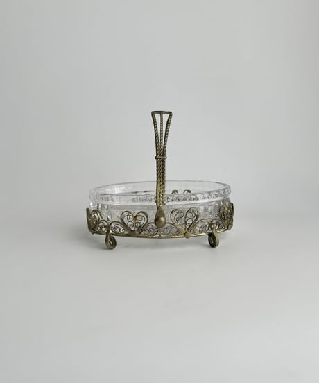 Glass Basket｜ガラスバスケット｜小物入れ｜ハリウッドリージェンシー