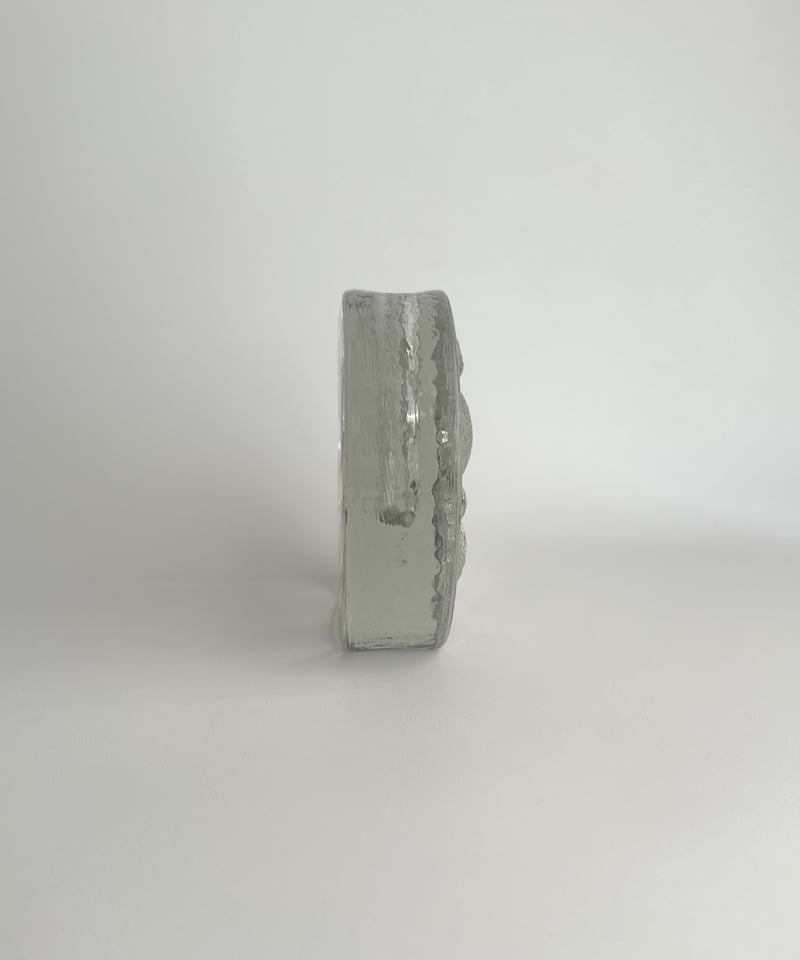 西ドイツ Walther 60s ガラスブロック一 輪挿し 花器 西ドイツ Walther 60s ガラスブロック一 輪挿し 花器 - メルカリ
