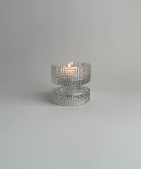 Candle Holder｜Sklo Union｜燭台｜チェコスロバキア
