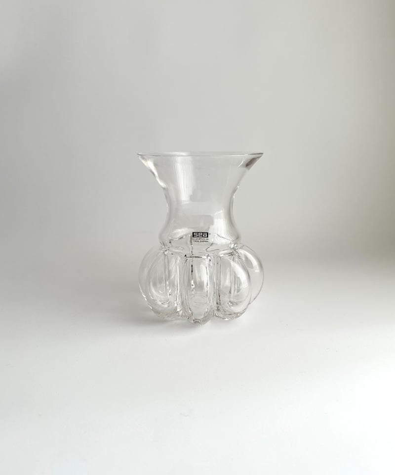 Vase｜SEAGlasbruk｜ガラスの花瓶｜北欧ヴィンテージ | roi home｜北欧