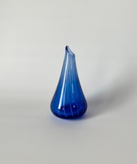 Vase｜ブルー｜ストライプ｜北欧｜一輪挿し