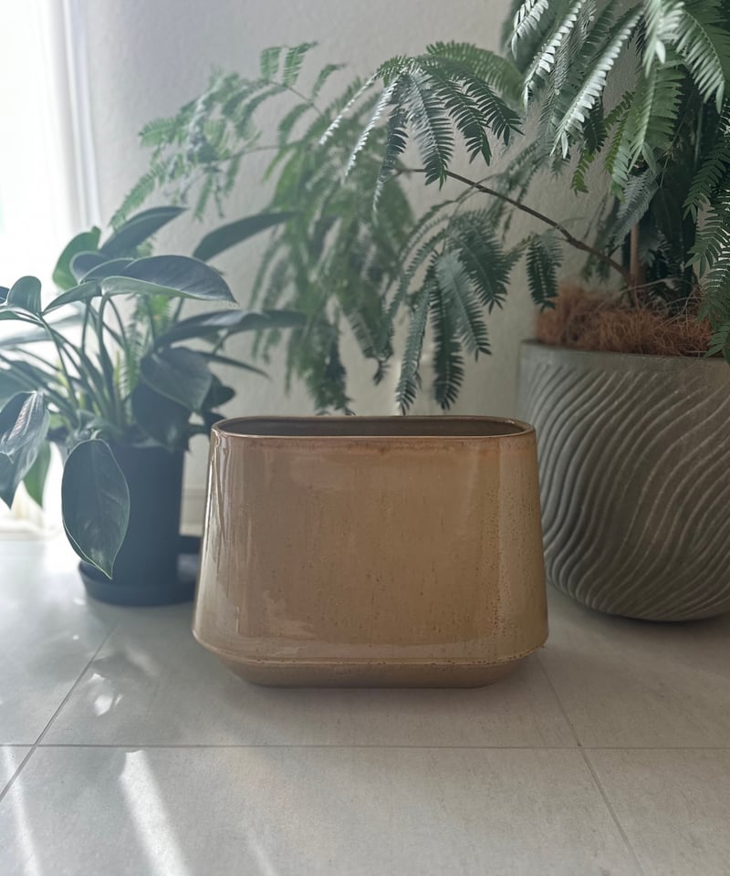 北欧ヴィンテージ　ブロカント　真鍮ポット　鉢カバー 北欧ヴィンテージ ブロカント 真鍮ポット 鉢カバー