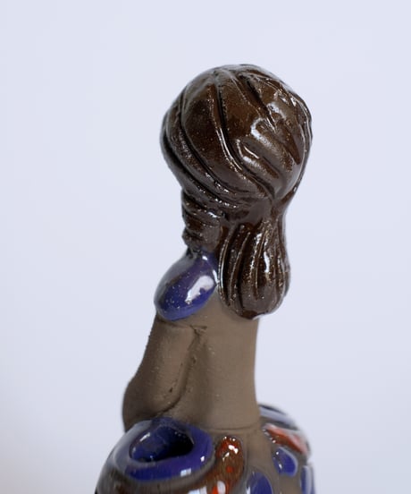 Vase｜Vallis Keramik｜フラワーガール｜陶器人形｜スウェーデン