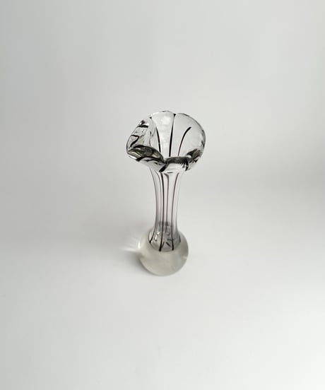 Vase｜花瓶｜ボーンベース｜ストライプ｜ガラスのフラワーベース