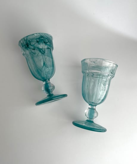 Glass｜ブルーのグラス｜アートガラス