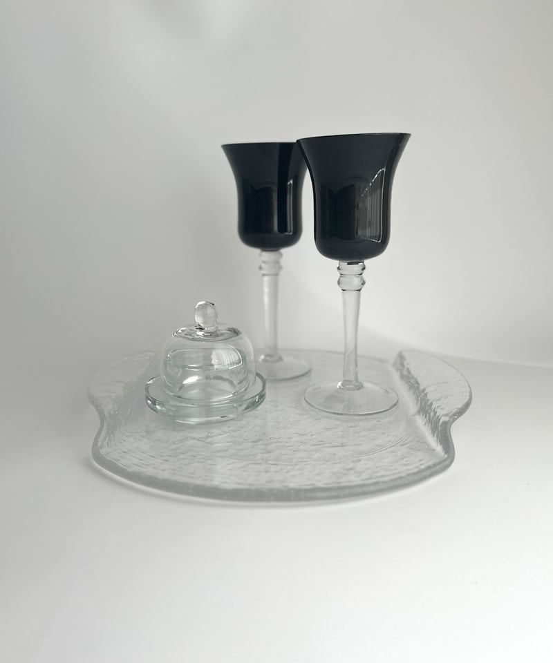 Plate｜大皿｜ガラス｜北欧ヴィンテージ | roi｜北欧ヴィンテージ雑貨