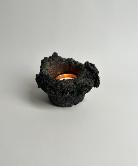 Candle Holder｜ 燭台｜溶岩石｜燭台