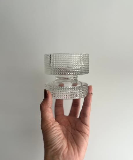 Candle Holder｜Sklo Union｜燭台｜チェコスロバキア