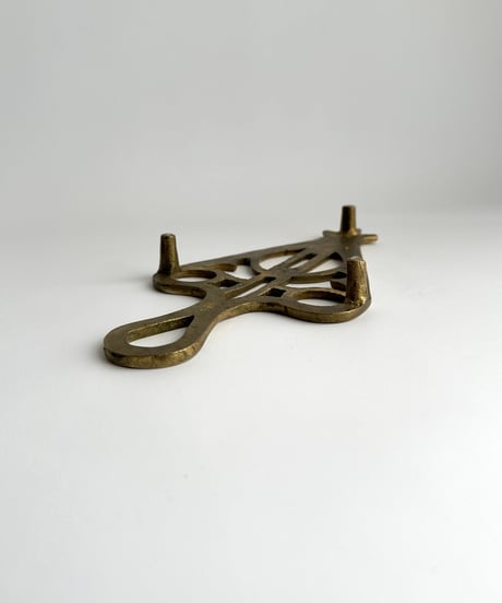 Trivet｜アイロンスタンド｜鍋敷き｜真鍮｜アンティーク雑貨