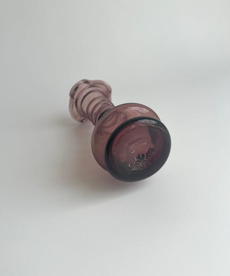 Vase｜フリル｜パープル｜アートガラス