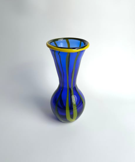 Vase｜花瓶｜アートガラス｜ストライプ