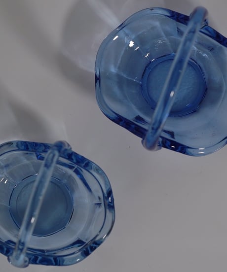 Bowl｜ガラスバスケット｜アールデコ｜ハンドル付ボウル｜ポルトガル