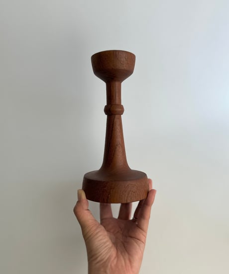 Candle holder｜チーク材｜木製｜燭台｜キャンドルホルダー