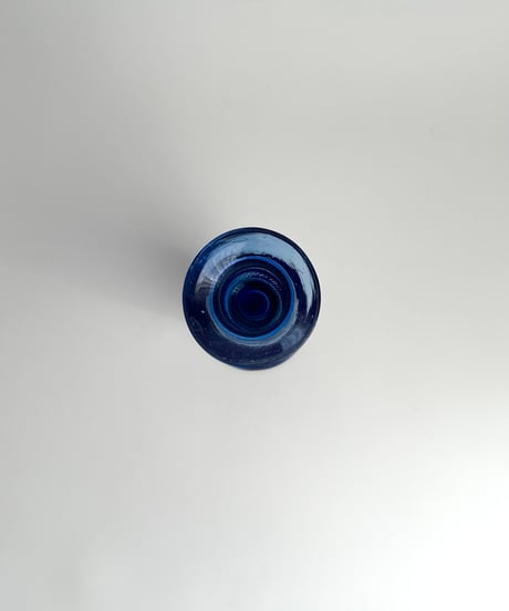 Candle holder｜ガラスのキャンドルホルダー｜燭台｜ミッドセンチュリー