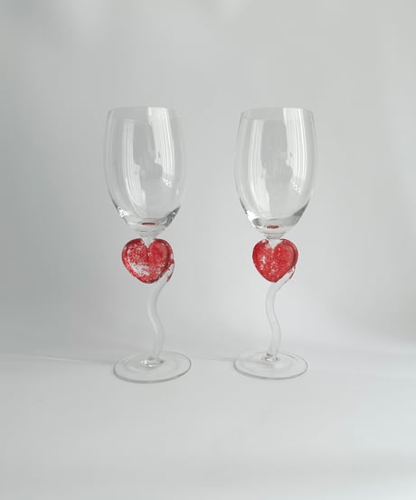 Wine Glass｜ワイングラス｜ハートモチーフ