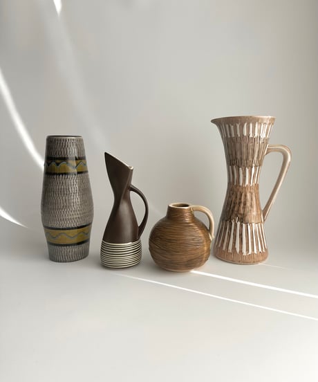 Vase｜HoganasKeramik｜北欧ヴィンテージ｜陶器製の花瓶