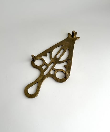 Trivet｜アイロンスタンド｜鍋敷き｜真鍮｜アンティーク雑貨