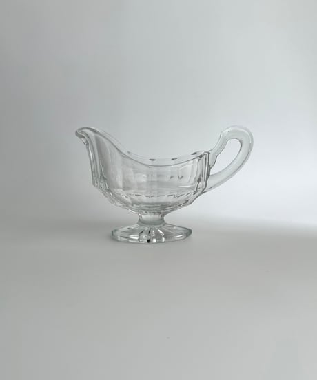 Gravy boat｜グレイビーボート｜ソースボート｜クリスタルガラス