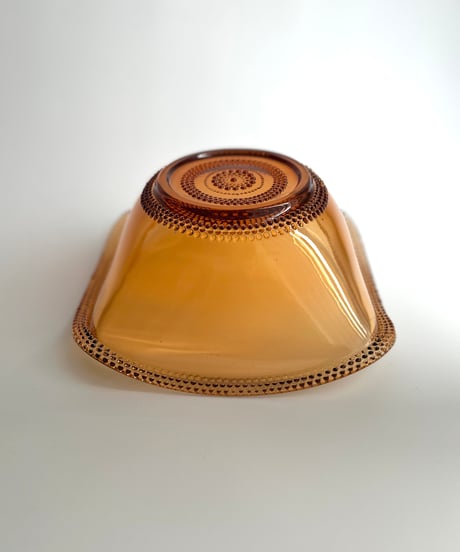 Bowl｜ガラスボウル｜アンバーガラス｜フルーツボウル