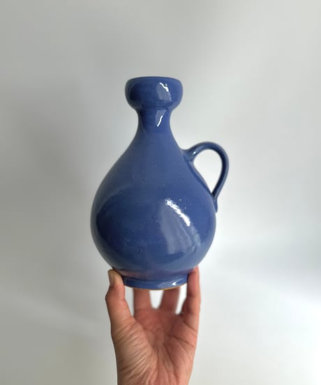 Vase｜Studio Pottery｜Blue｜花器
