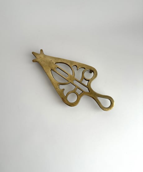 Trivet｜アイロンスタンド｜鍋敷き｜真鍮｜アンティーク雑貨