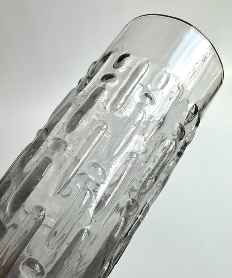 Vase｜ガラスの花瓶｜グレー
