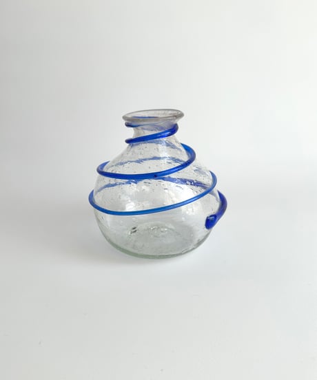 Vase｜渦巻｜ガラスの花瓶｜スウェーデン