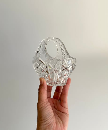 Glass Basket｜ガラスのバスケット｜小物入れ