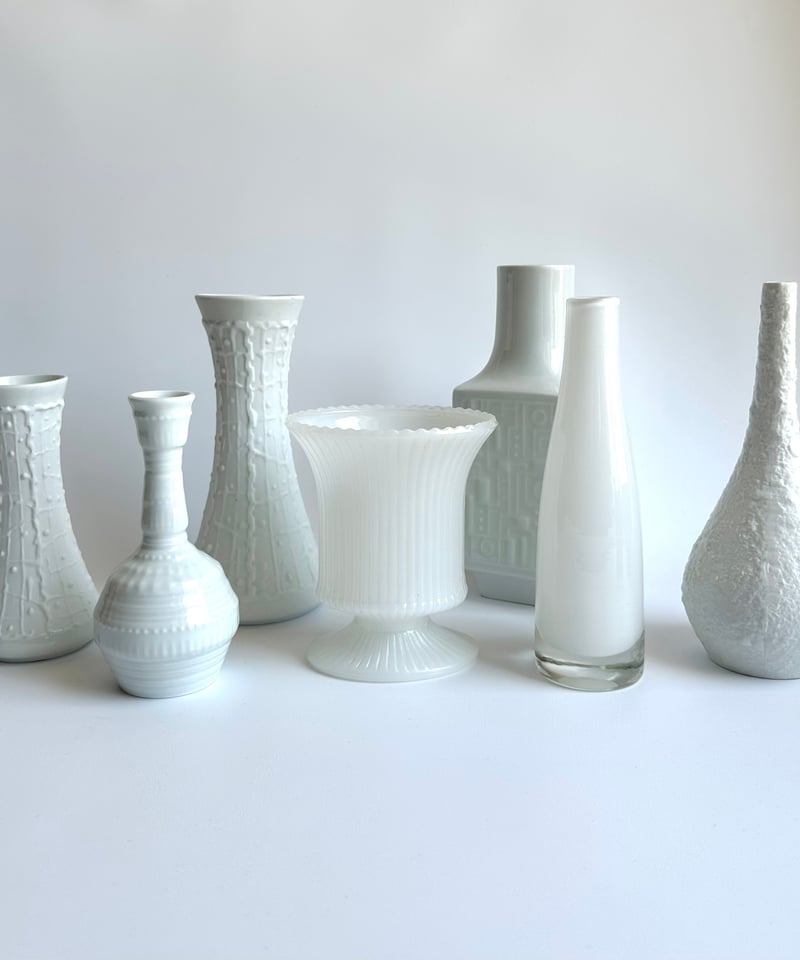 KPM 花瓶 Vase｜Royal KPM｜白い花瓶｜マット｜ドイツ | roi home｜北欧