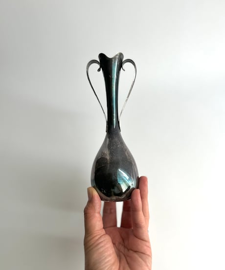 Vase ｜デンマーク｜シルバー｜花瓶｜一輪挿し