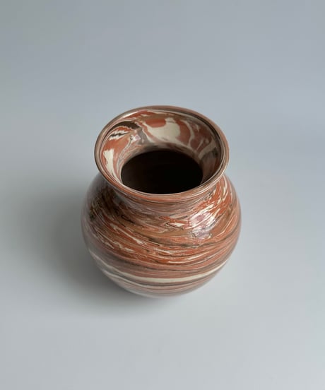 Vase｜マーブル｜陶器製｜花瓶