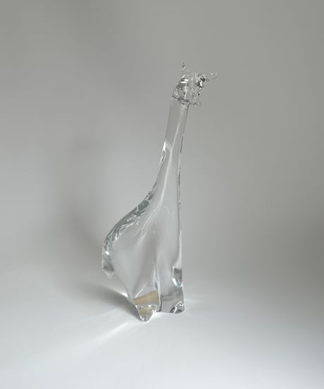 Giraffe｜Eneryda Glasbruk｜キリンのオブジェ｜ガラスの置物｜スウェーデン