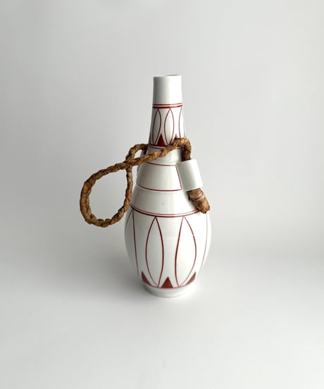 Bottle｜紐付きボトル｜Titov Veles｜磁器｜ユーゴスラヴィア