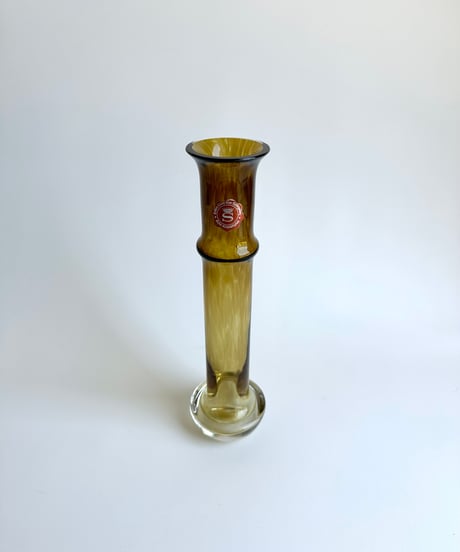 Vase｜花瓶｜Spiegelau｜西ドイツ｜アンバー
