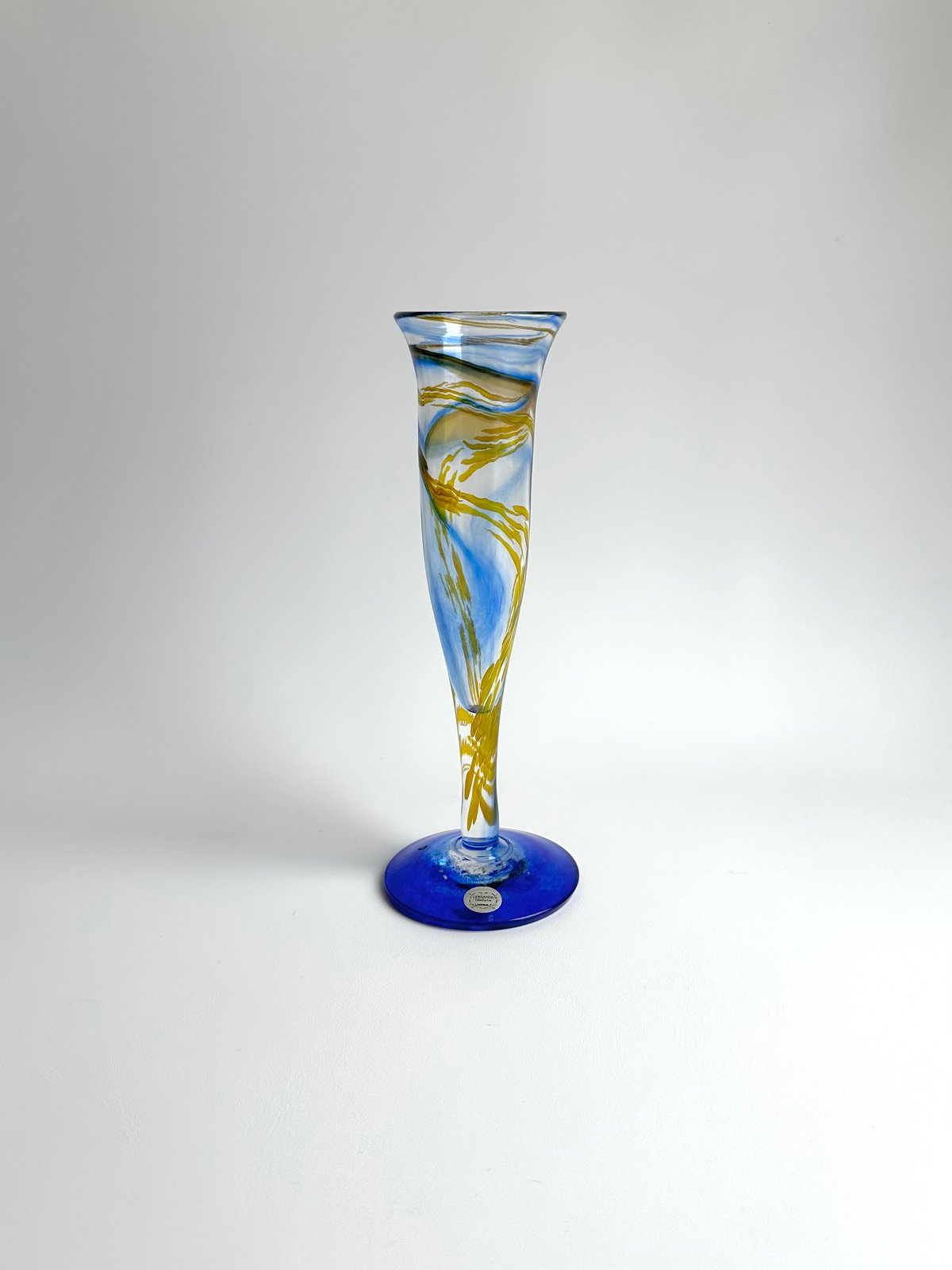 Vase｜Leksands Glashytta｜アートガラス｜花瓶｜スウェーデン | roi