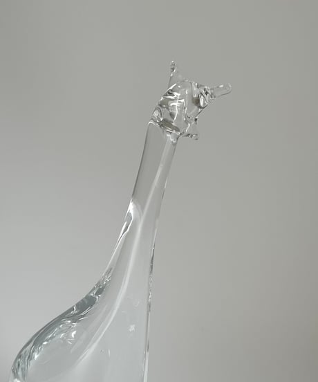 Giraffe｜Eneryda Glasbruk｜キリンのオブジェ｜ガラスの置物｜スウェーデン