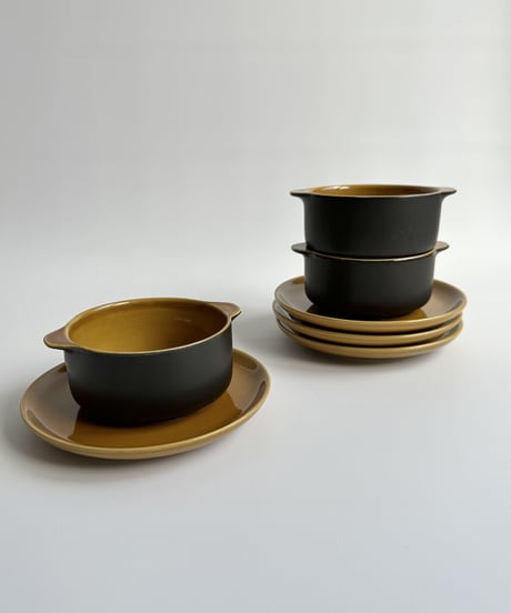 Soup cup & Saucer｜Melitta｜スープカップ｜スープボウル｜ドイツ