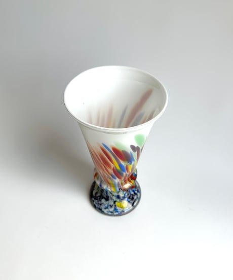 Vase｜アートガラス｜花瓶｜カラフル｜Hans Jürgen Richartz｜ドイツ