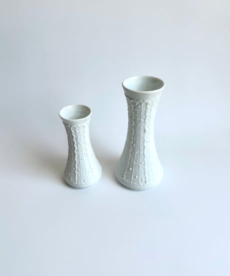 Vase｜Royal KPM｜白い花瓶｜マット｜ドイツ