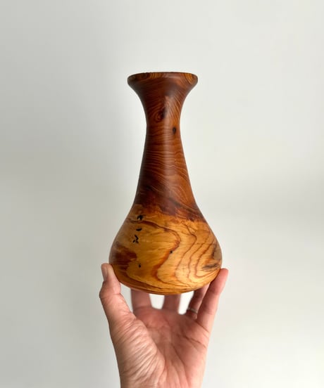 Wood Vase｜木製の花器｜花瓶｜モミの木｜スウェーデン