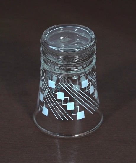 Glass｜ショットグラス｜幾何学模様｜フランス
