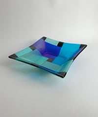 Tray｜アートガラス｜ガラスの皿｜トレイ｜北欧
