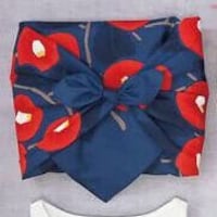 北欧柄ふろしき 70 竹久夢二 つばき コイアイ  アクアドロップ