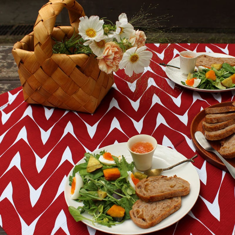 北欧柄ふろしき コトノワ ヴィータサロ ユホ 綿風呂敷 約90cm Taimi