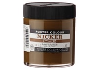 ポスターカラー130ml　＃047　ローアンバー　RAW UMBER